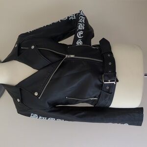 Forever 21 Bad News Babes moto jacket